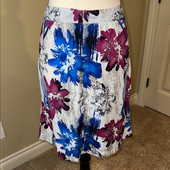 George Blue and Purple Knee-Length Pencil Skirt - Picture 4 of 7